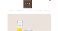 Desktop Screenshot of kae-cosmetiques.com