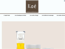 Tablet Screenshot of kae-cosmetiques.com